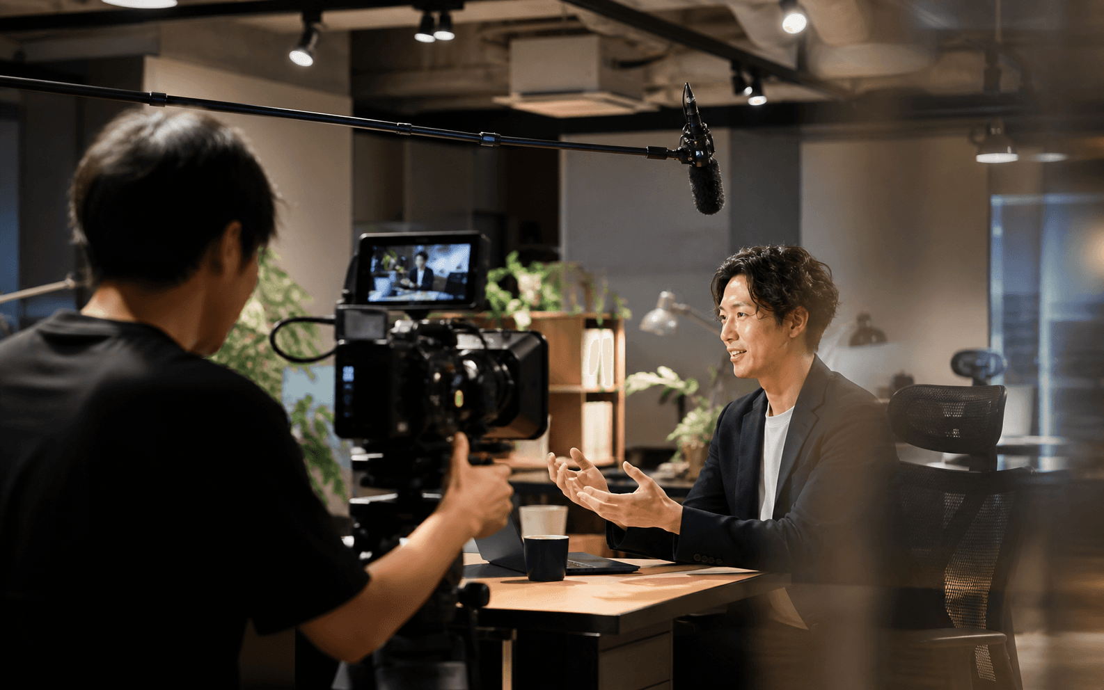 採用広報向け密着動画制作のイメージ